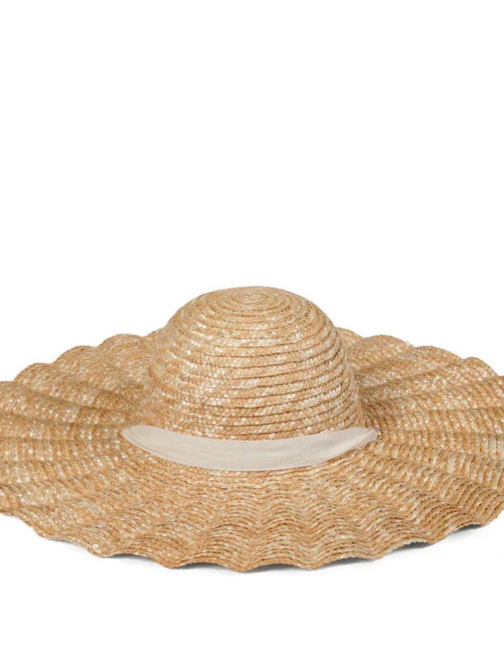 Lack of Color Scalloped straw hat size M (new without tags) - Picture 11 of 12